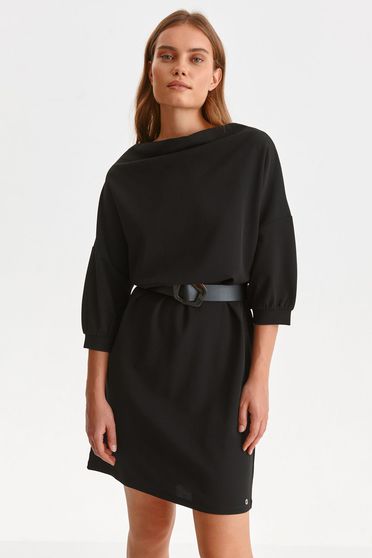 Online Dresses - Page 22, Black dress jersey straight - StarShinerS.com
