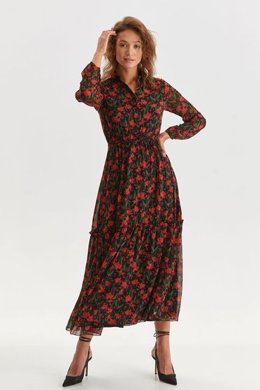 Online Dresses, Dress from veil fabric cloche long sleeved - StarShinerS.com