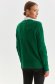Green sweater knitted with v-neckline loose fit 3 - StarShinerS.com