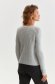 Grey sweater loose fit knitted neckline 3 - StarShinerS.com