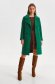 Palton din stofa verde-inchis cu croi drept si buzunare - Top Secret 2 - StarShinerS.ro