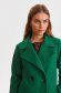 Darkgreen coat cloth straight with pockets 5 - StarShinerS.com