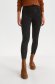 Black tights high waisted textured crepe 1 - StarShinerS.com