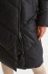 Black jacket from slicker straight with pockets with undetachable hood 6 - StarShinerS.com