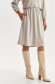 Peach skirt cloche with pockets from striped fabric 1 - StarShinerS.com