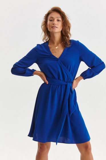 Blue dresses, Blue dress cloche with v-neckline - StarShinerS.com