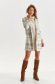 Cream dress knitted with turtle neck loose fit 4 - StarShinerS.com