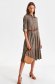 Brown dress georgette cloche 4 - StarShinerS.com