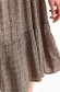 Brown dress georgette cloche 6 - StarShinerS.com