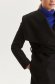 Palton din stofa negru cu croi larg accesorizat cu cordon - Top Secret 5 - StarShinerS.ro