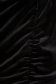 Rochie din catifea neagra scurta tip creion cu decolteu petrecut si umeri cu volum - SunShine 5 - StarShinerS.ro