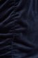 Dark blue dress velvet short cut pencil wrap over front high shoulders 5 - StarShinerS.com
