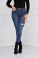 Blue jeans skinny jeans with pockets small rupture of material 1 - StarShinerS.com
