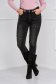 Black jeans skinny jeans with pockets small rupture of material 1 - StarShinerS.com