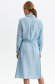 Rochie cu aspect de blugi albastru-deschis cu croi in a si maneci lungi - Top Secret 3 - StarShinerS.ro