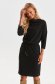 Rochie din jersey neagra tip creion cu buzunare si decolteu cazut - Top Secret 1 - StarShinerS.ro