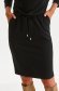 Black dress pencil with pockets cowl neck jersey 5 - StarShinerS.com