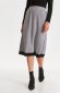 Grey skirt knitted pleated cloche 2 - StarShinerS.com