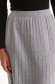 Grey skirt knitted pleated cloche 4 - StarShinerS.com