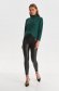 Green sweater knitted with turtle neck loose fit 1 - StarShinerS.com