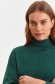 Green sweater knitted with turtle neck loose fit 4 - StarShinerS.com
