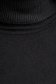 Pulover din bumbac tricotat negru cu guler inalt - SunShine 5 - StarShinerS.ro
