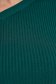 Rochie din tricot reiat verde-inchis scurta tip creion cu decupaje in material - SunShine 5 - StarShinerS.ro