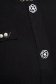 Pulover din tricot negru cu croi larg accesorizat cu nasturi decorativi si perle - SunShine 5 - StarShinerS.ro