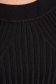 Black dress knitted midi pencil with rounded cleavage 5 - StarShinerS.com