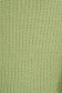 Pulover din tricot verde-deschis cu croi larg si guler inalt - SunShine 5 - StarShinerS.ro