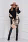 Black sweater knitted loose fit high collar 3 - StarShinerS.com