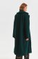 Palton din material pufos verde cu un croi drept - Top Secret 3 - StarShinerS.ro