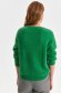 Cardigan din material pufos verde cu croi larg - Top Secret 3 - StarShinerS.ro