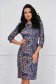 Rochie din tricot fin midi tip creion cu imprimeu abstract - StarShinerS 1 - StarShinerS.ro