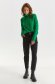 Green sweater knitted with turtle neck loose fit 3 - StarShinerS.com