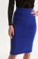Blue skirt knitted midi pencil high waisted 4 - StarShinerS.com