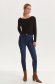 Black women`s blouse knitted loose fit with large collar 2 - StarShinerS.com