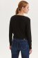Black women`s blouse knitted loose fit with large collar 3 - StarShinerS.com