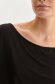Bluza dama din tricot neagra cu croi larg si guler barcuta - Top Secret 5 - StarShinerS.ro
