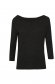 Black women`s blouse knitted loose fit cowl neck 5 - StarShinerS.com