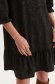 Rochie din tricot neagra scurta cu croi in a si volanas la baza rochiei - Top Secret 6 - StarShinerS.ro