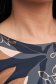 Rochie din stofa elastica cu croi larg si decolteu rotunjit cu imprimeu digital - StarShinerS 5 - StarShinerS.ro
