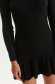 Rochie din tricot neagra scurta tip creion cu volanas la baza rochiei - Top Secret 5 - StarShinerS.ro