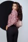 Women`s blouse loose fit georgette with v-neckline 2 - StarShinerS.com