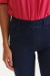 Pantaloni din material elastic albastru-inchis conici cu talie normala - Top Secret 4 - StarShinerS.ro