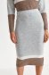 Grey skirt knitted midi pencil high waisted 3 - StarShinerS.com