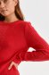 Red sweater knitted loose fit 5 - StarShinerS.com