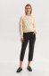 Pulover din tricot cu model in relief galben cu croi larg - Top Secret 1 - StarShinerS.ro