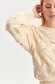 Pulover din tricot cu model in relief galben cu croi larg - Top Secret 5 - StarShinerS.ro