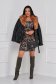 Rochie din stofa elastica scurta tip creion cu imprimeu digital - StarShinerS 3 - StarShinerS.ro